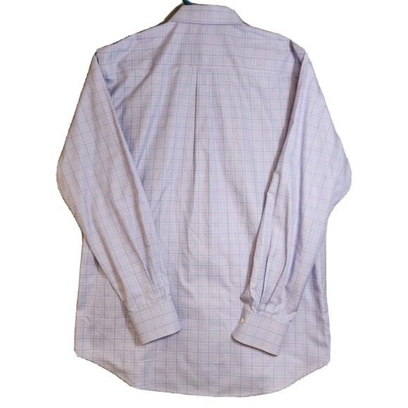 Peter Millar Shirt Mens XL Multicolor Plaid Nanolux Easy Care Full Sleeve - Picture 11 of 16